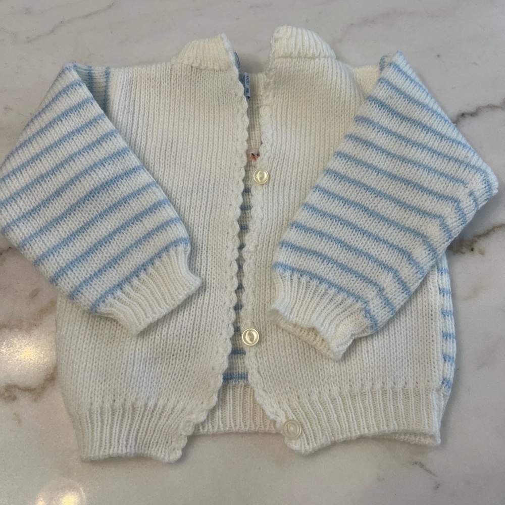 Young People’s Shops Lord & Taylor Baby Boy 3-6 Months Cardigan Sweater Vintage